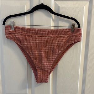 Textured Pink Bikini Bottom XL